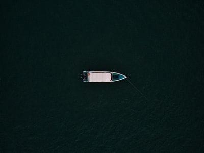 摩托艇航拍图